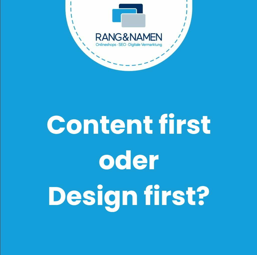Was war zuerst da: Design oder Content?